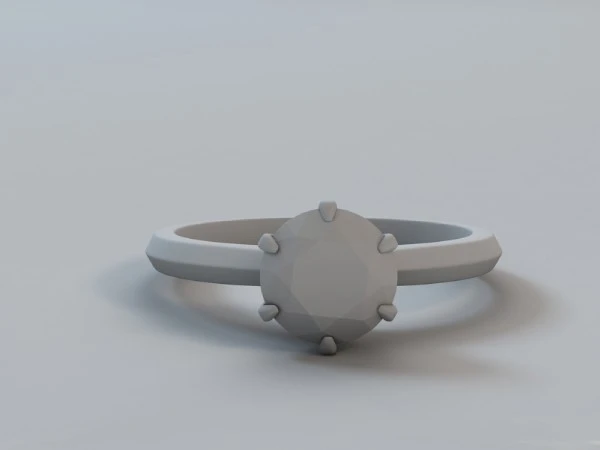 Diamond Ring 3D Model_06